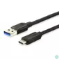 Kép 1/2 - Equip Átalakító Kábel - 128344 (USB-C 3.2 Gen1 to USB-A, apa/apa, fekete, 2m)