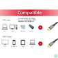 Kép 2/2 - Equip Kábel - 128354 (USB-C 3.2 Gen2 to USB-C, apa/apa, PD:100W, fekete, 1m)