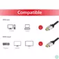 Kép 5/5 - Equip Kábel - 119340 (HDMI2.0 kábel, apa/apa, 4K/60Hz, ARC, aranyozott, 5m)