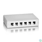 Kép 1/7 - Equip Keystone Fali aljzat - 125460 (12 port, Cat5e/Cat6/Cat6A, fehér)