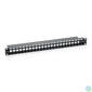 Kép 1/6 - Equip Keystone Patch Panel - 769224 (24 port, 1U, árnyékolatlan, fekete)