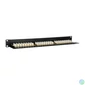 Kép 2/7 - Equip Patch panel - 135425 (24 port, Cat6, árnyékolatlan, fekete)