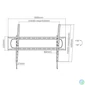 Kép 8/11 - Equip TV Fali konzol - 650339 (60"-120", Max.: 120kg, dönthető, fekete)