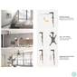 Kép 2/10 - Equip TV Mennyezeti konzol - 650375 (23"-55", dönthető, Max.: 20kg, fekete)