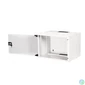 Kép 3/5 - Equip Fali Rackszekrény - EWM-07-5440-G (19", 7U, 540x400mm, lapra szerelt, szürke)