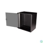 Kép 3/5 - Equip Fali Rackszekrény - EWM-12-5440-B (19", 12U, 540x400mm, lapra szerelt, fekete)
