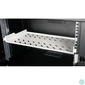 Kép 4/5 - Equip Rackszekrény kiegészítő - EZFS-19-1-40-G (Fix polc, 19", 1U, Mélység: 250mm, szürke)