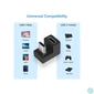 Kép 7/9 - Equip Átalakító - 133476 (USB-C -> USB-C átalakító, apa/anya, fekete) 2db/csomag
