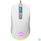 Kép 7/8 - Everest Gamer Egér - SGM-L1 LUMOS White (6400 DPI, 8gomb, 1,65m harisnyázott kábel,optikai, fehér, RGB LED)