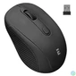 Kép 2/7 - Everest Vezeték nélküli Egér - SM-300 Black (1600 DPI, 4gomb, optikai, fekete)