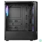 Kép 4/6 - Everest Számítógépház - X-RACER (fekete; üveg; ATX; alsó táp; 4x120mm LED, 1xUSB3.0 + 2xUSB2.0)