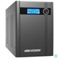 Kép 1/2 - Hikvision Szünetmentes 3000VA - DS-UPS3000/MA (4 Schuko, line-interaktív, USB, LCD, fekete)