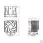 Kép 1/7 - ID-Cooling CPU Cooler - SE-226-XT ARGB (16.2-31.5dB; max 95,99 m3/h; 4Pin csatlakozó, 6 db heatpipe, 12cm, PWM, LED)