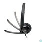Kép 1/3 - Logitech Fejhallgató - H390 Headset (USB, mikrofon, fekete)