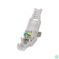Kép 1/3 - Manhattan Csatlakozó - RJ45 dugó, krimpelő fogó nélküli bekötés, Tooless design (Cat5/5e/6)