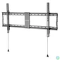 Kép 1/3 - Manhattan TV állvány - Fali fix ultravékony TV állvány Fekete (max.VESA:800x400)(43"-100"-ig) 70kg teherbírás