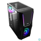 Kép 11/12 - NJOY Számítógépház -  FORT (fekete, ablakos, ATX, 2x12cm, 1xUSB2.0, 2xUSB3.0)
