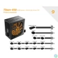 Kép 4/5 - NJOY Tápegység 650W - Titan+ 650 (80 Plus Bronze, Aktív PFC, 12cm)