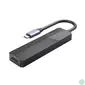 Kép 2/5 - Orico Notebook Dokkoló - MDK-6P-BK /66/(Bemenet: USB-C, Kimenet: 2xUSB-A/HDMI/SD&TF/USB-C, fekete)