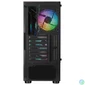 Kép 6/7 - Rampage Számítógépház - SHIVA  (fekete; ablakos; ATX/Micro ATX/Mini-ITX; alsó táp; 4x120mm LED)