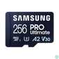 Kép 1/2 - Samsung MicroSD kártya - 256GB MB-MY256SB/WW (PRO Ultimate kártyaolvasóval,  Class10, R200/W130, 256GB)