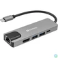 Kép 1/2 - Sandberg Notebook Dokkoló - USB-C 5in1 Travel Dock Saver