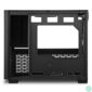 Kép 3/9 - Sharkoon Számítógépház - MS-Y1000 Black (fekete; fekete belső; alsó táp; mATX; mITX; 2xUSB3.0; I/O)