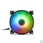 Kép 1/3 - Sharkoon Cooler 12cm - SilentStorm 120 PWM RGB Fan (20,4dB; 93,6 m3/h; 1400rpm; 3pin + 4pin csatlakozó; ház hűtésre)