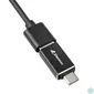 Kép 2/2 - Sharkoon USB Hub - Aluminium Hub Type-C adapter + RJ45 (3port; USB3.2 Gen 1; Fekete)