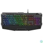 Kép 1/3 - Sharkoon Billentyűzet - Skiller SGK4 (USB, RGB, csuklótámasz, multimédia, 1,8m, fekete, angol)
