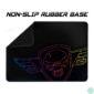 Kép 2/7 - Spirit of Gamer Egérpad - Darkskull Mouse Pad - M (330 x 240 x 3mm; varrott szélek; fekete)