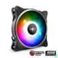 Kép 3/9 - Spirit of Gamer Cooler 12cm - CENTRAL RGB V120IN (25,3dB; max. 39,6 m3/h; 3pin csatlakozó(Molex); ház hűtésre, RGB LED)