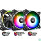Kép 9/9 - Spirit of Gamer Cooler 12cm - CENTRAL RGB V120IN (25,3dB; max. 39,6 m3/h; 3pin csatlakozó(Molex); ház hűtésre, RGB LED)
