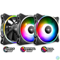 Kép 9/9 - Spirit of Gamer Cooler 12cm - CENTRAL RGB V120IN (25,3dB; max. 39,6 m3/h; 3pin csatlakozó(Molex); ház hűtésre, RGB LED)