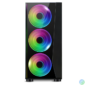 Kép 4/9 - Spirit of Gamer Számítógépház - GHOST III RGB (fekete, ablakos, 8x12cm ventilátor, ATX, mATX, 2xUSB3.0, 1xUSB2.0)