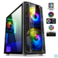 Kép 7/10 - Spirit of Gamer Számítógépház - GHOST 5 RGB (fekete, ablakos, 2x20cm, 4x12cm ventilátor, ATX, mATX, 2xUSB3.0, 1xUSB2.0)