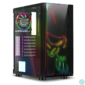 Kép 8/9 - Spirit of Gamer Számítógépház - GHOST ONE RGB (fekete, ablakos, 2x12cm ventilátor, ATX, mATX, 2xUSB3.0, 1xUSB2.0)