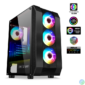 Kép 6/11 - Spirit of Gamer Számítógépház - Rogue VI RGB (fekete, ablakos, 8x12cm ventilátor, alsó táp,  ATX, 1xUSB3.0, 2xUSB2.0)