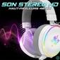 Kép 4/11 - Spirit of Gamer Wireless Fejhallgató - MIC-XH1700W (MultiPlatform, mikrofon, hangerőszabályzó, nagy-párnás, fehér)