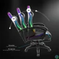 Kép 7/11 - Spirit of Gamer szék - SIRIUS (RGB, állítható dőlés/magasság; kihajtható lábtartó; max.120kg-ig, fekete)
