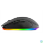 Kép 1/11 - The G-Lab Vezeték nélküli Gamer Egér - KULT NEON (2400 DPI, 7 gomb, makro,  RGB LED, fekete)