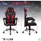 Kép 6/9 - The G-Lab Gamer szék - KS NEON BLACK (fekete; állítható magasság; áll. kartámasz)