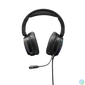 Kép 2/2 - The G-Lab Fejhallgató - KORP RADIUM BLACK (mikrofon,USB, 3,5mm Jack, hangerőszabályzó, LED,nagy-párnás)