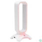 Kép 2/5 - The G-Lab Fejhallgató állvány - K STAND RADON W  (fehér, 2xUSB3.0, műanyag)