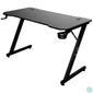 Kép 1/5 - The G-Lab Gamer Asztal - K-DESK YTTRIUM (120x60cm, fém, pohártartó, fejhallgatótartó, fekete)
