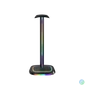 Kép 2/5 - The G-Lab Fejhallgató állvány - K STAND NEON RGB (fekete, univerzális, csúszásgátló, RGB)