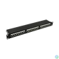Kép 1/2 - Walisec patch panel - PP-P6S2401 (24 port, Cat6, 1U, árnyékolt, fekete)