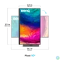 Kép 4/4 - BENQ 27" PD2706QN QHD IPS 16:9 5ms monitor