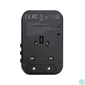 Kép 3/5 - Choetech USB-C*2+A (65W, fekete, travel, US,UK,EU,AU), töltő