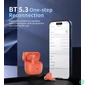 Kép 4/5 - Choetech BH-T19 TwinkleMinis ENC TWS (Narancs), Fülhallgató